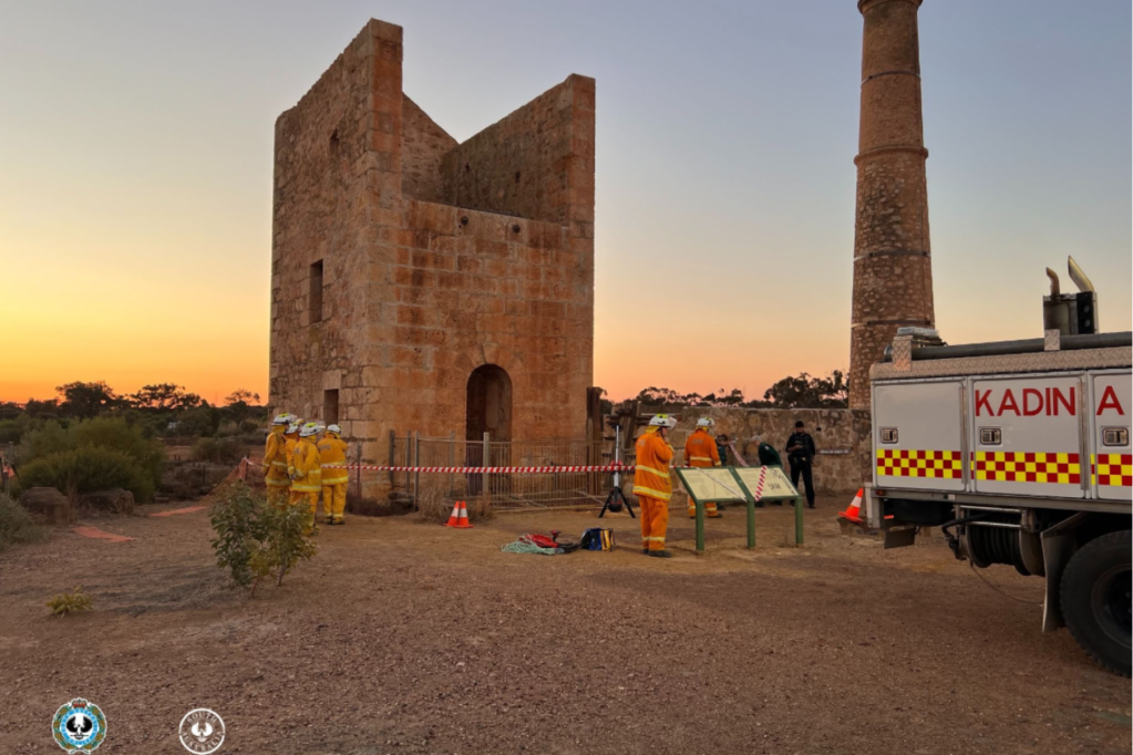 Thumbnail for Puppy and owner rescued from Moonta mine shaft