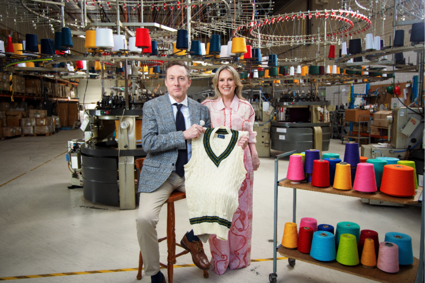 Dean and Melanie Flintoft have taken over the Silver Fleece mill at Hindmarsh. Photo: supplied