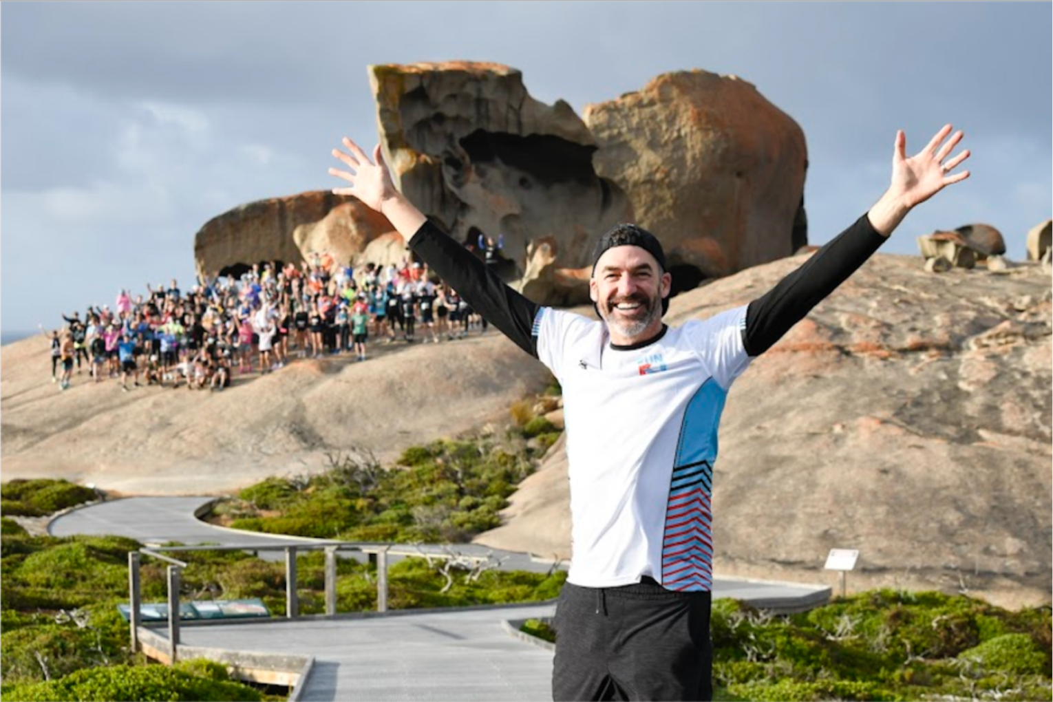 Nathan Godfrey founded the Kangaroo Island Marathon in 2015. Photo: 3 Lens Photography