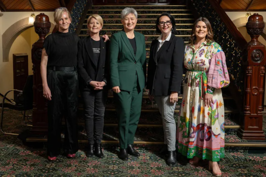 Women in the House: Tory Shepherd, Natasha Stott Despoja, Penny Wong, Vickie Chapman, and Sarah Hanson-Young. Photo: supplied