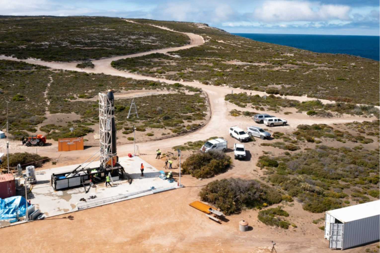 The Whalers Way Orbital Launch Complex has seen a number of test missions already. Photo: Southern Launch