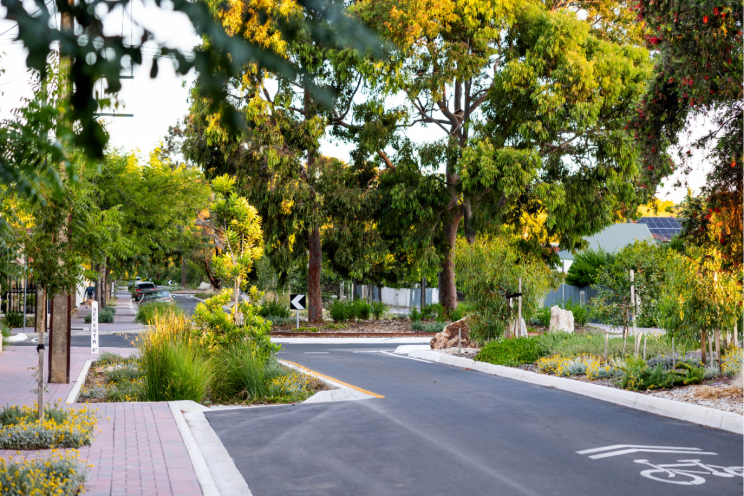 The St Peters Street upgrade has won a national landscape design award. Photo: Duncan McKenzie