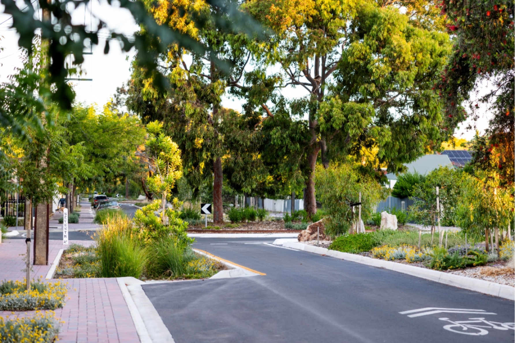 The St Peters Street upgrade has won a national landscape design award. Photo: Duncan McKenzie