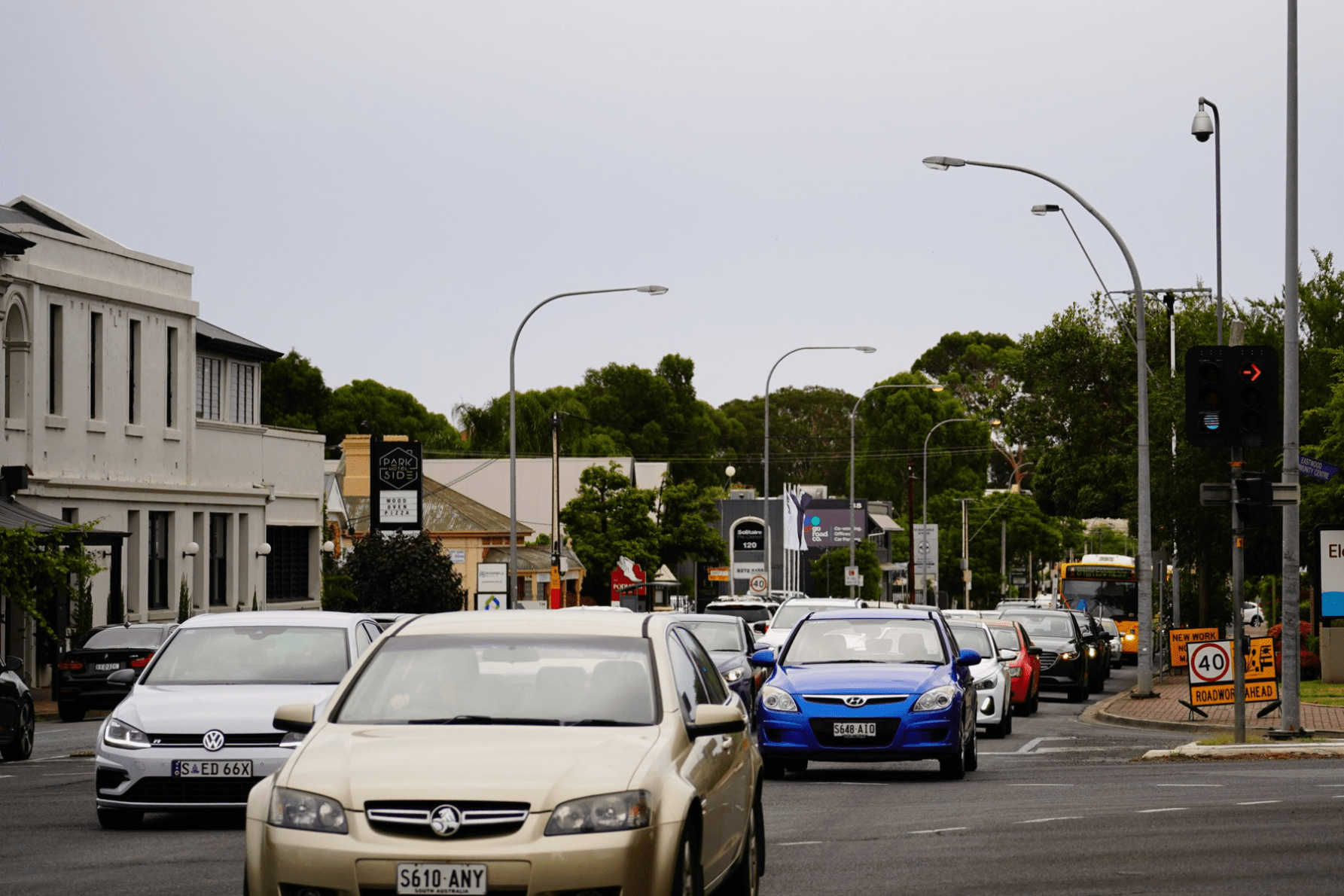 Traffic on Glen Osmond Road. Photo: RAA