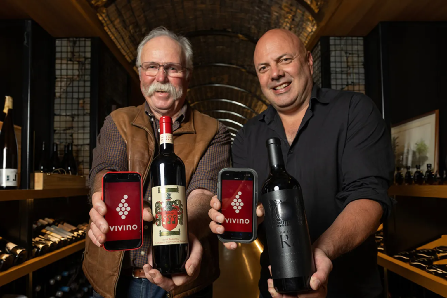 Rob Gibson and Ben Glaetzer's wines have recieved the highest-ranking in the world on wine app Vivino. Photo: Gibson Wines