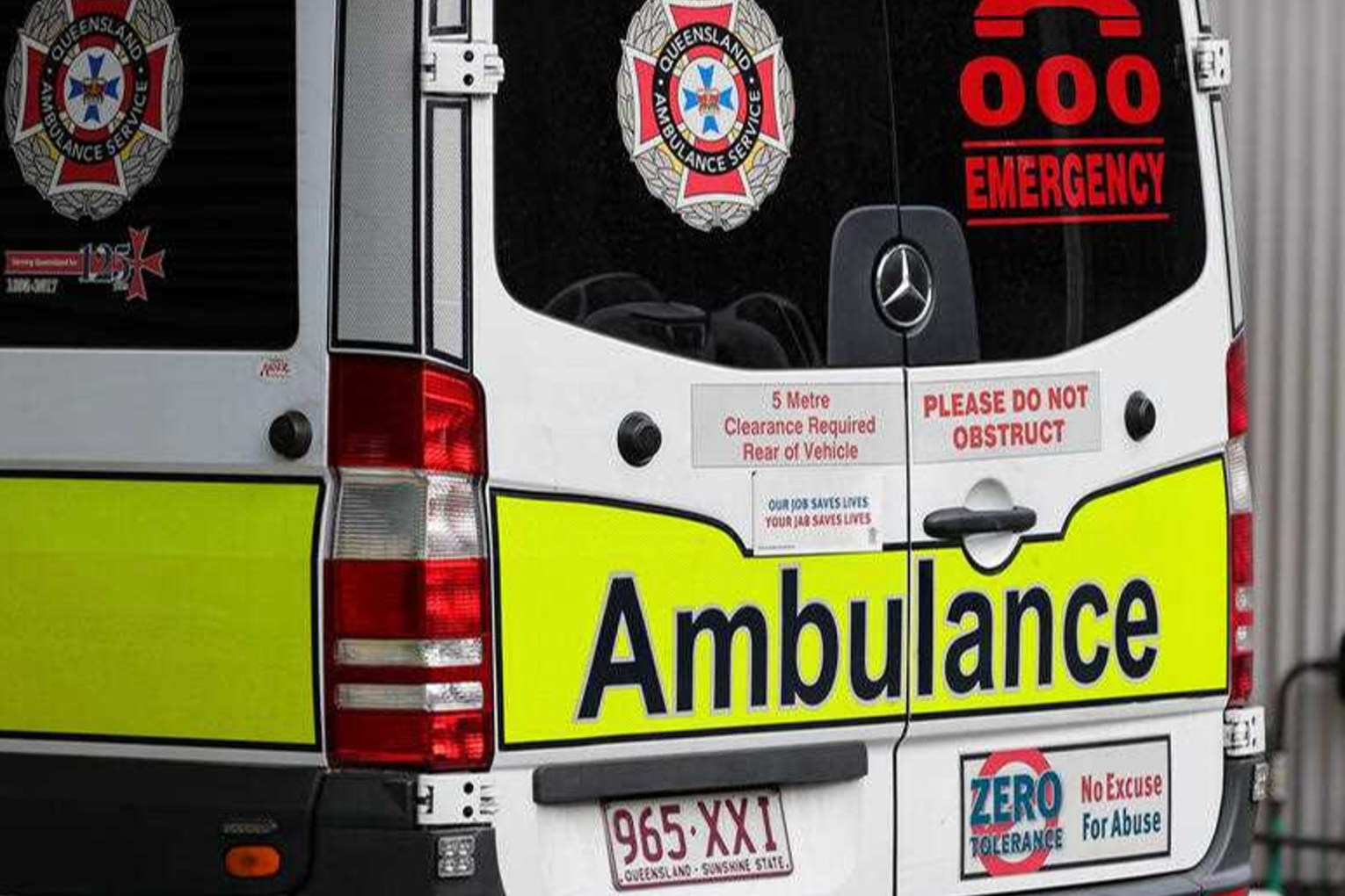 A 33-year-old woman was rushed to hospital after she was shot in the back on the Gold Coast. Photo: Russell Freeman/AAP