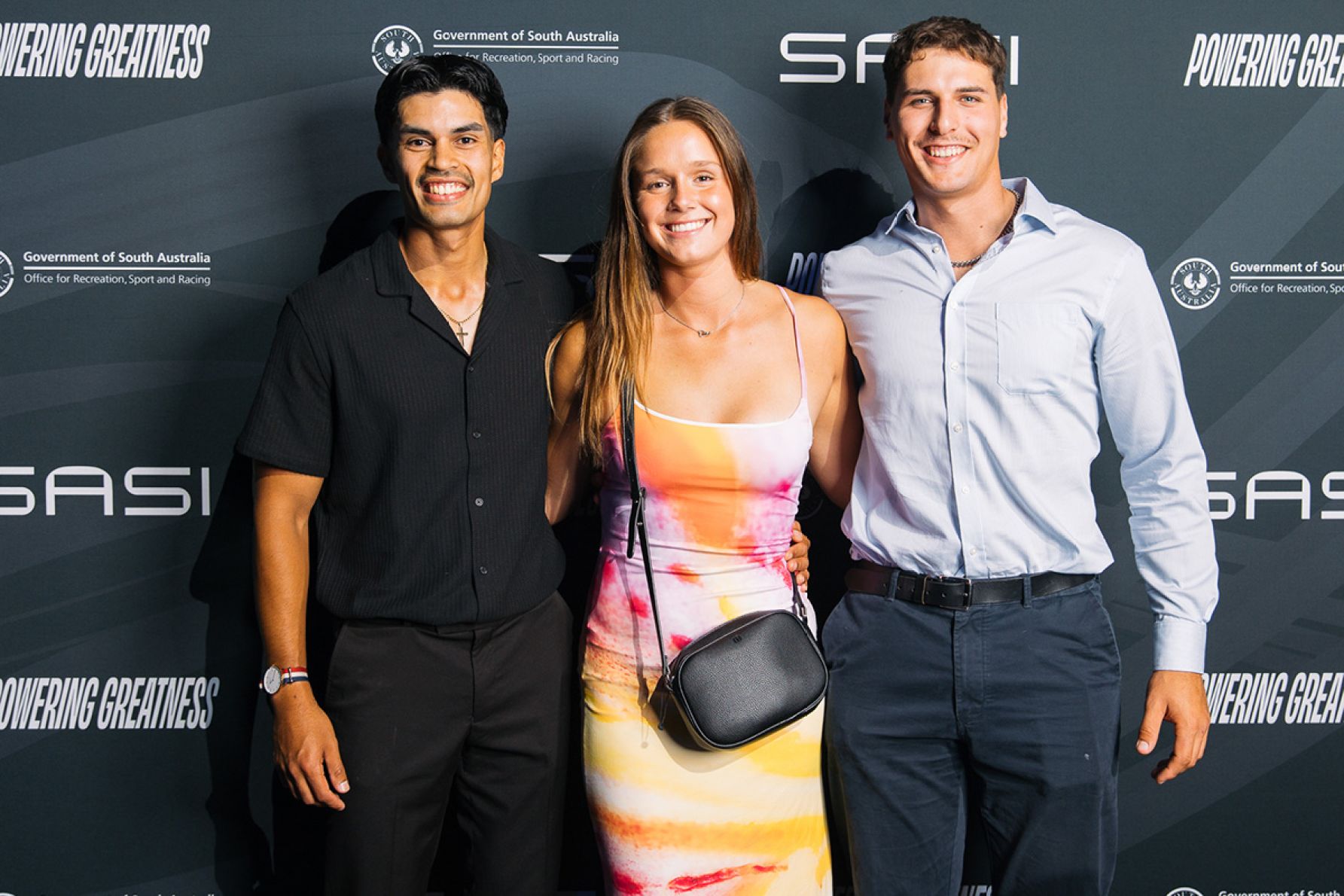 Steve Van Diepen, Tayla Brazel and Gareth Joseph