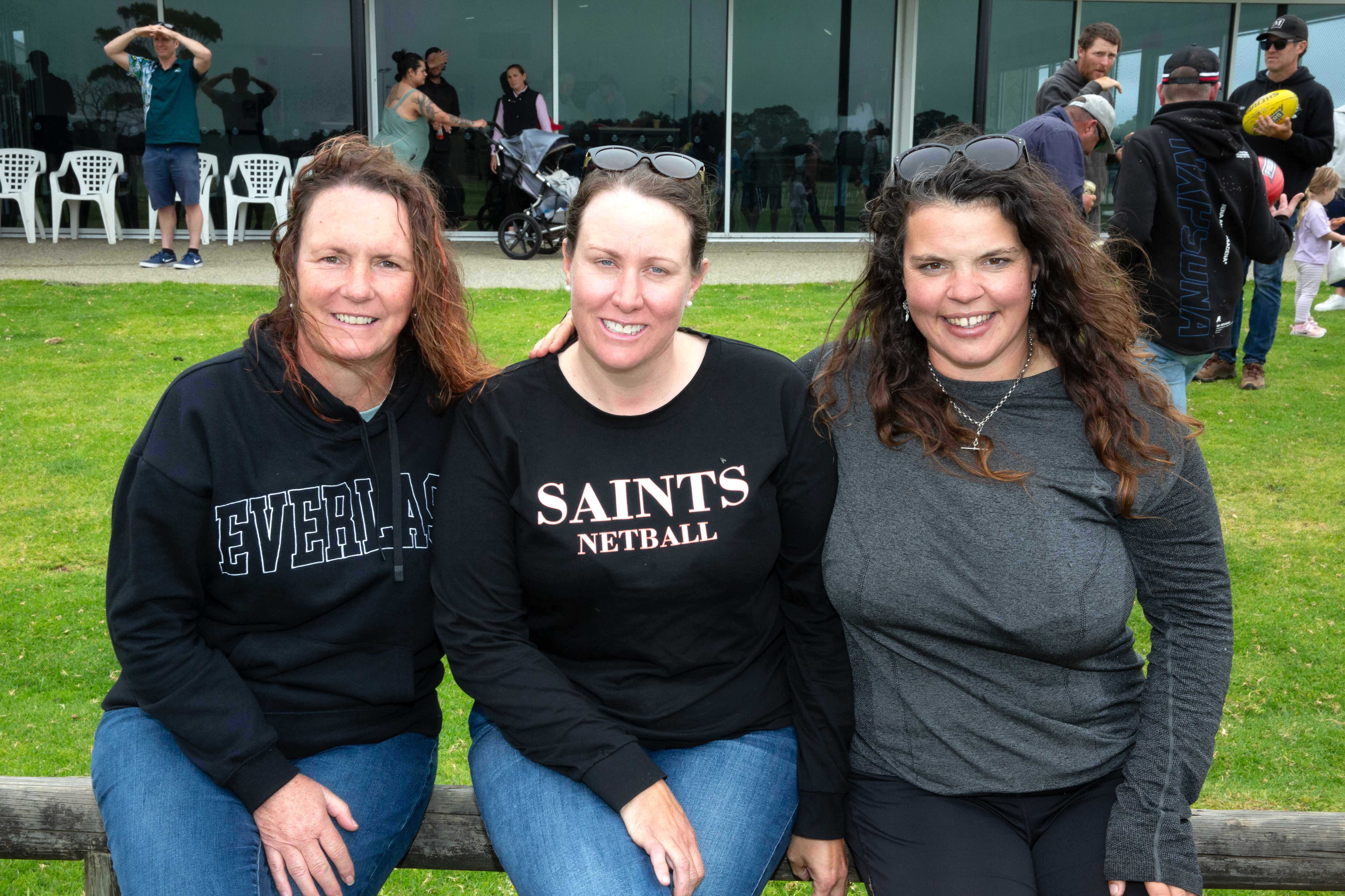 Tracy Downing, Hannah Robins and Talisa Mcardle