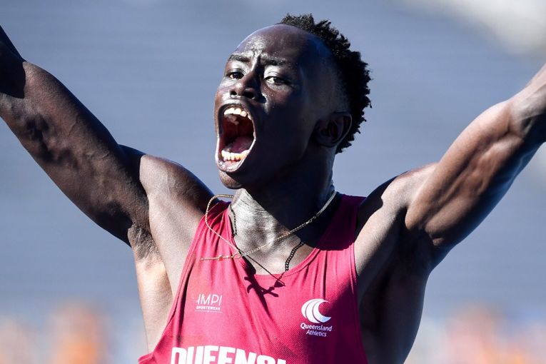 Thumbnail for Usain Bolt’s wild reaction to rising Aussie sprint star