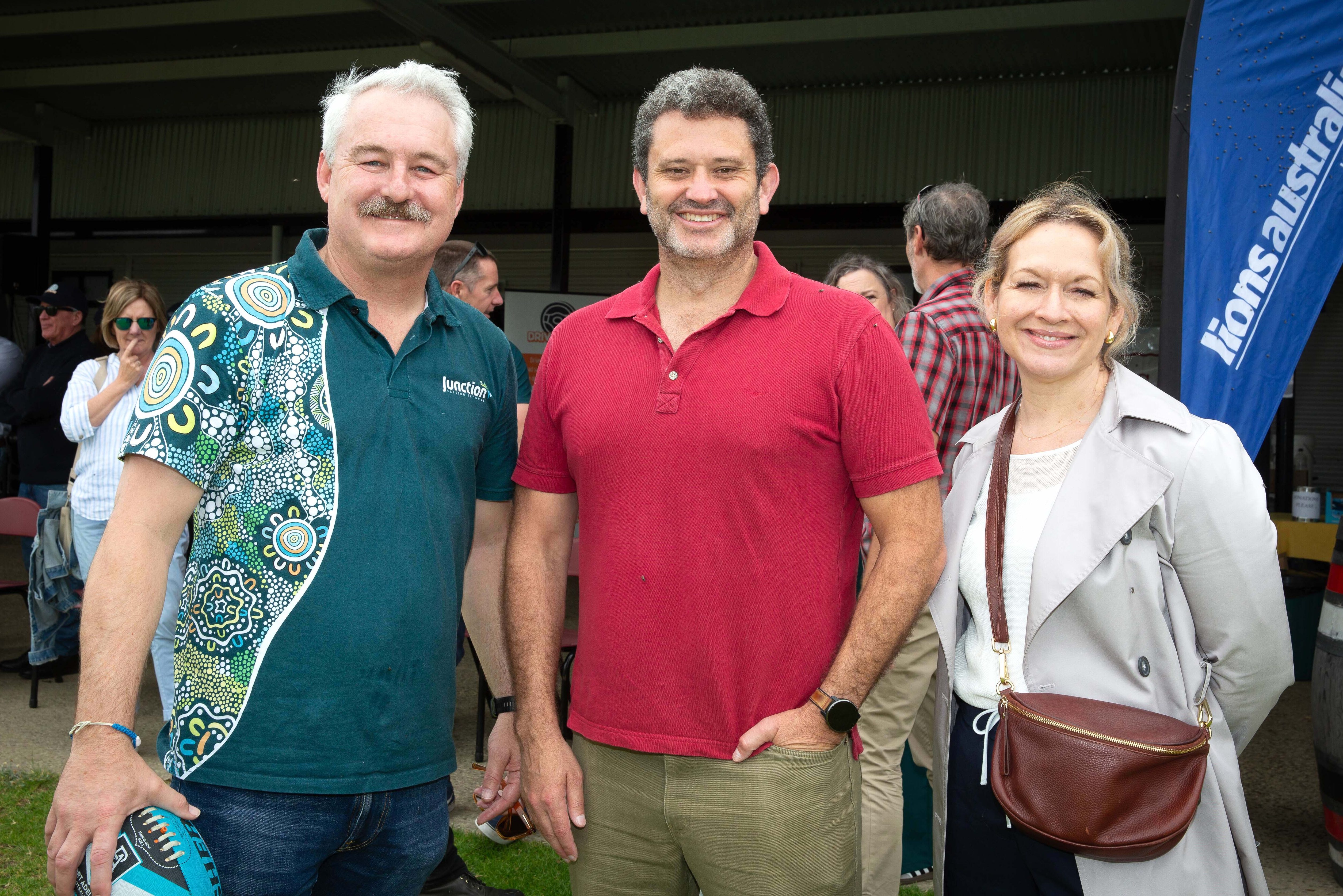 Sean Lappin, Attorney General Kyam Maher and Alisa Willis