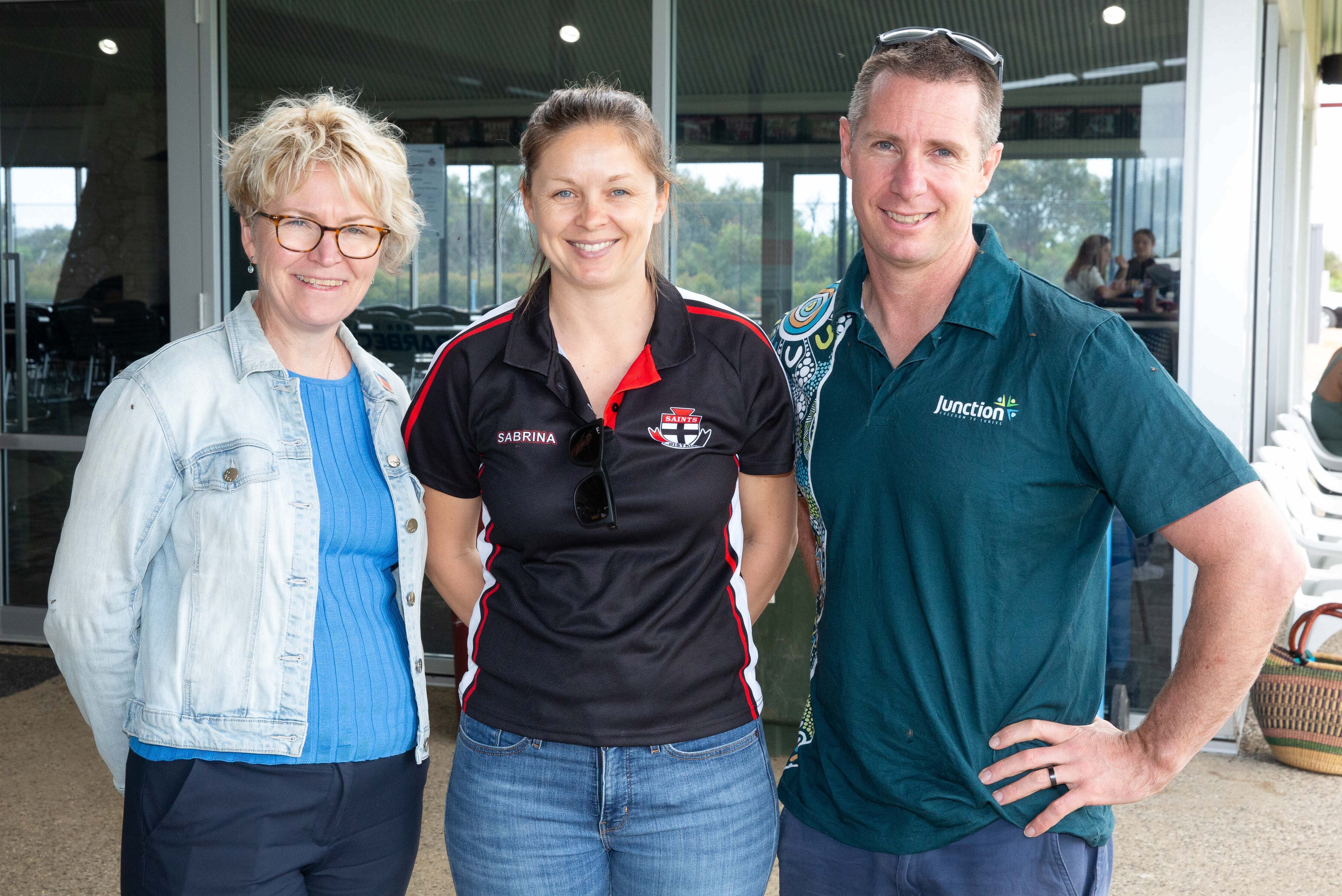 Helen Haines, Sabrina Davis and James Clough