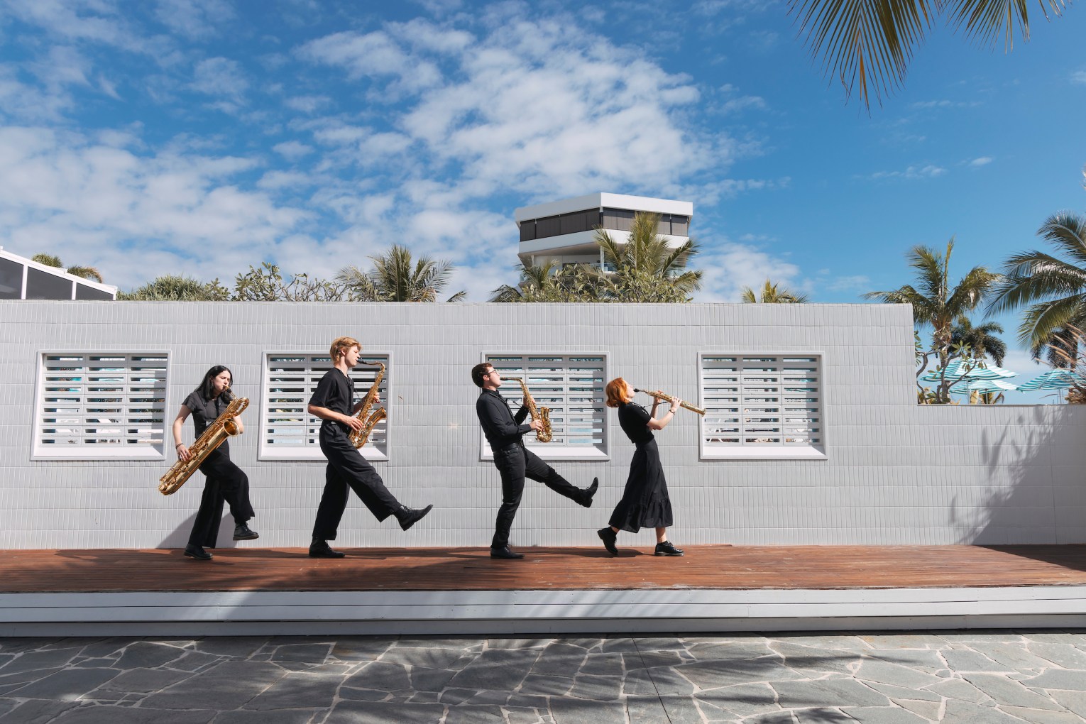 The Andromeda Quartet, a talented young saxophone ensemble from Sydney, will benefit from the Australian Festival of Chamber Music's Pathways Program.