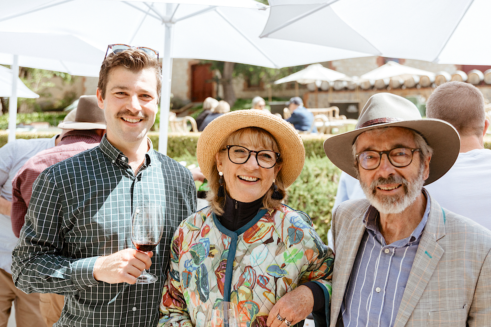 Andreas, Prue and Stephen Henschke