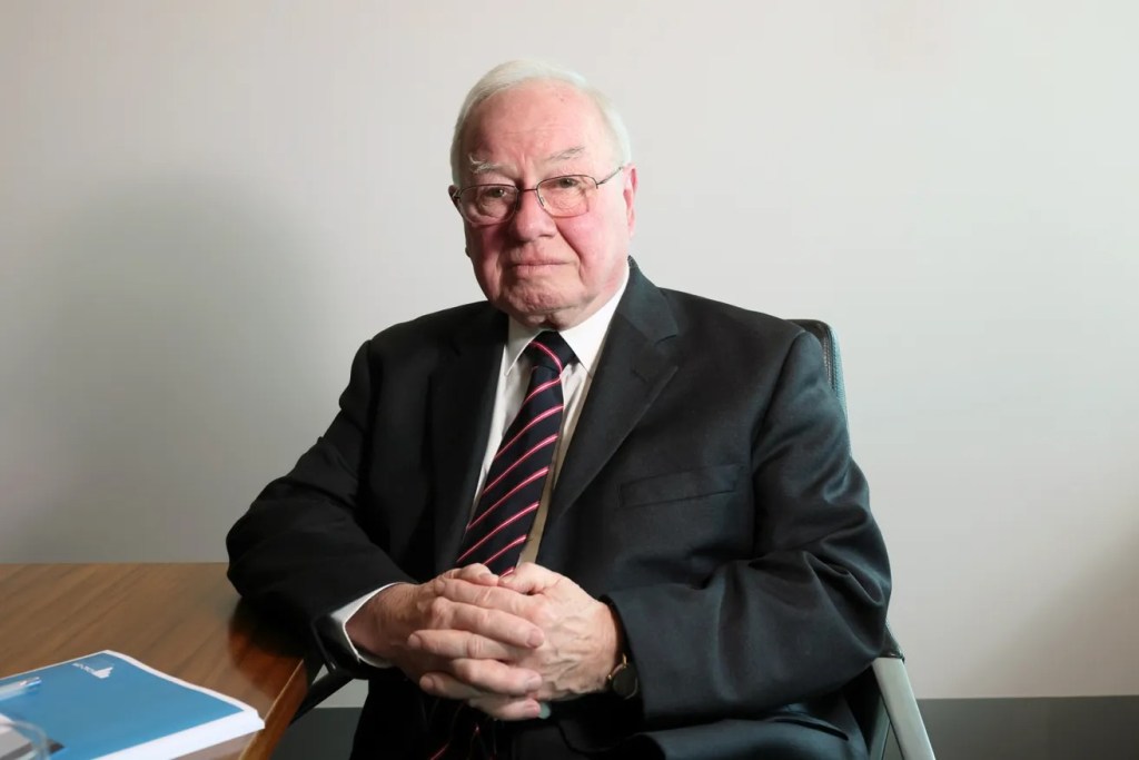 Bruce Lander in his office. Photo: Tony Lewis/InDaily