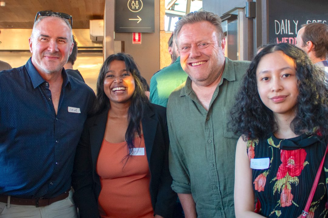 Dave Ormston, Shovana Perera, Marty Pepper and Marielle Duran