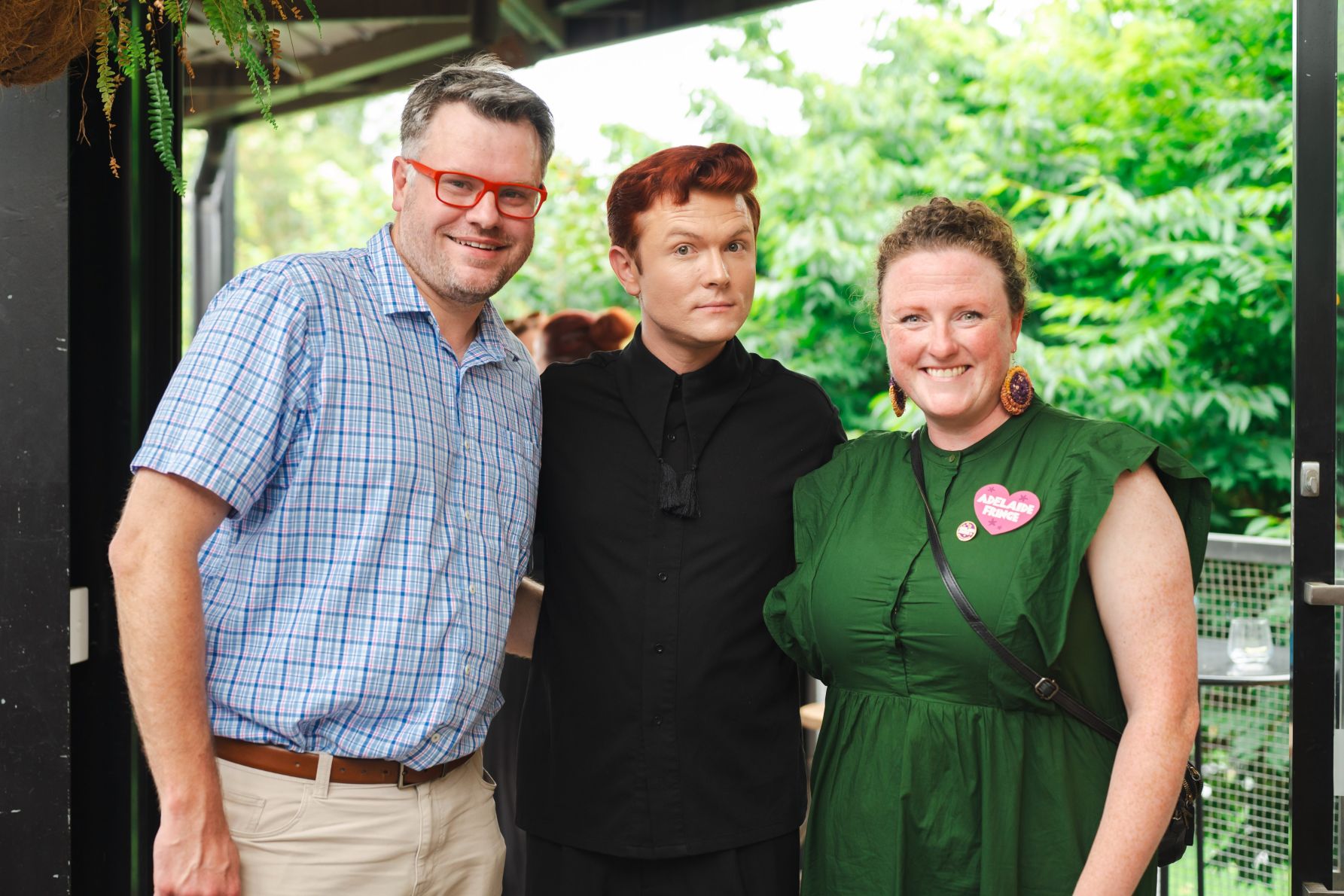 David Pearson, Rhys Nicholson and Jo O'Callaghan