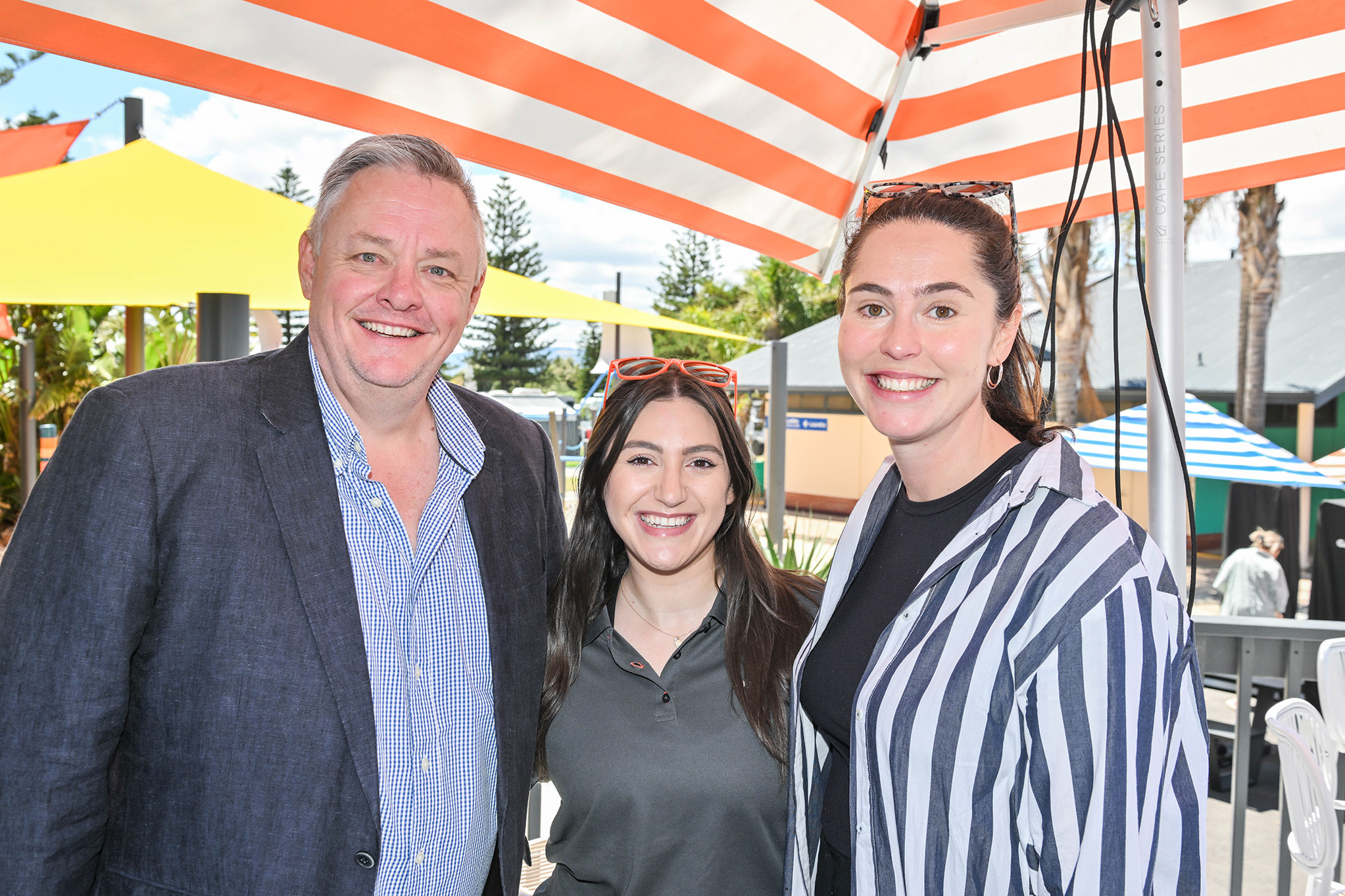 David Smith, Sevanah Sgoutas and Katie McCraith