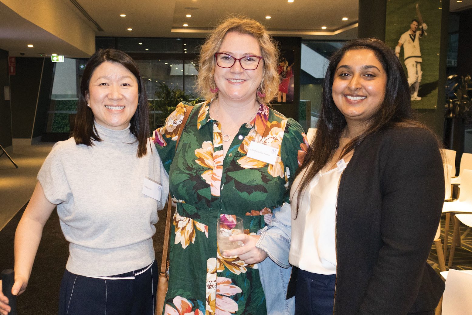 Dr Bijun Cai, Associate Professor Eleanor Parker and Dr Saloni Singh