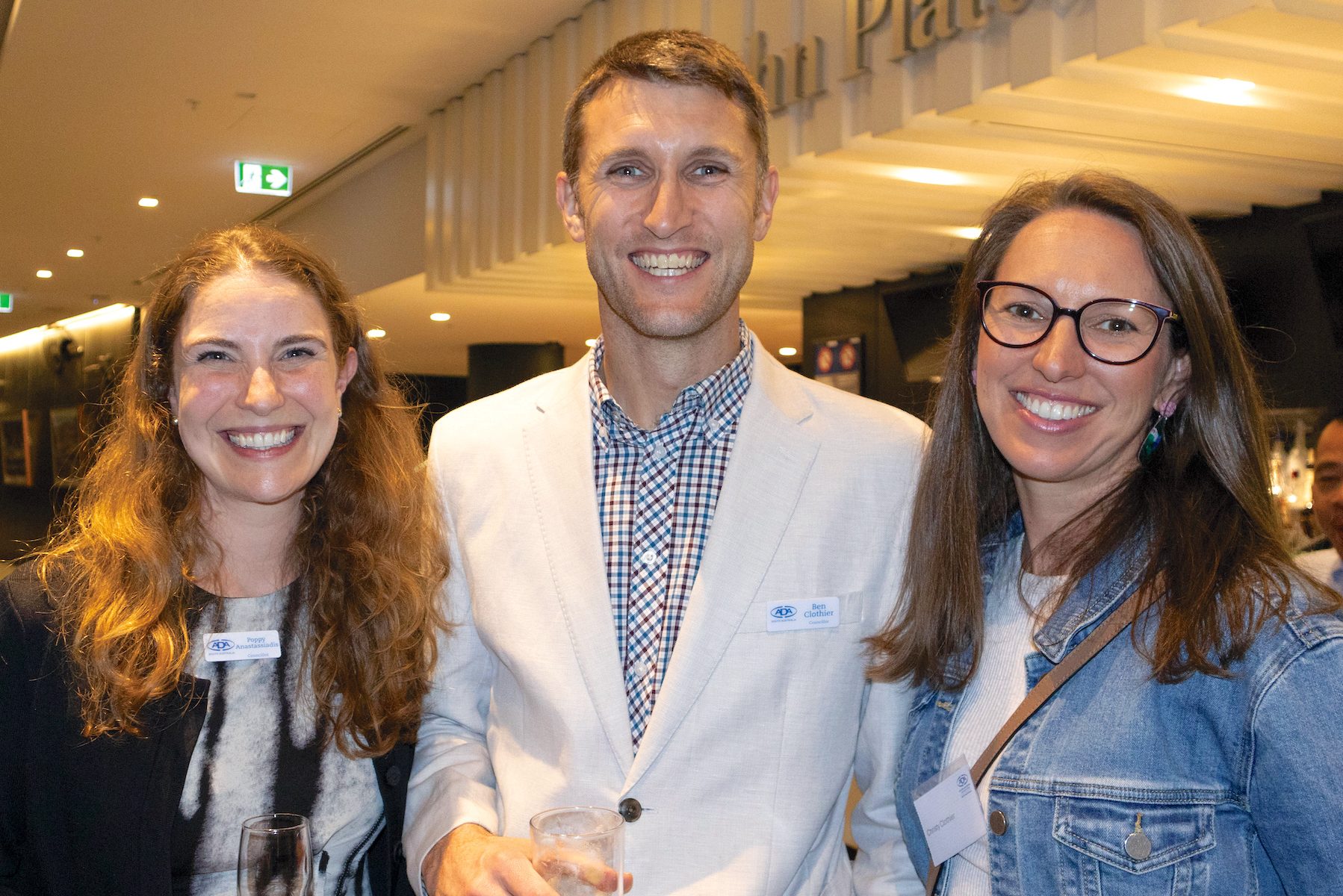 Dr Poppy Anastassiadis, Dr Benjamin Clothier and Christy Clothier