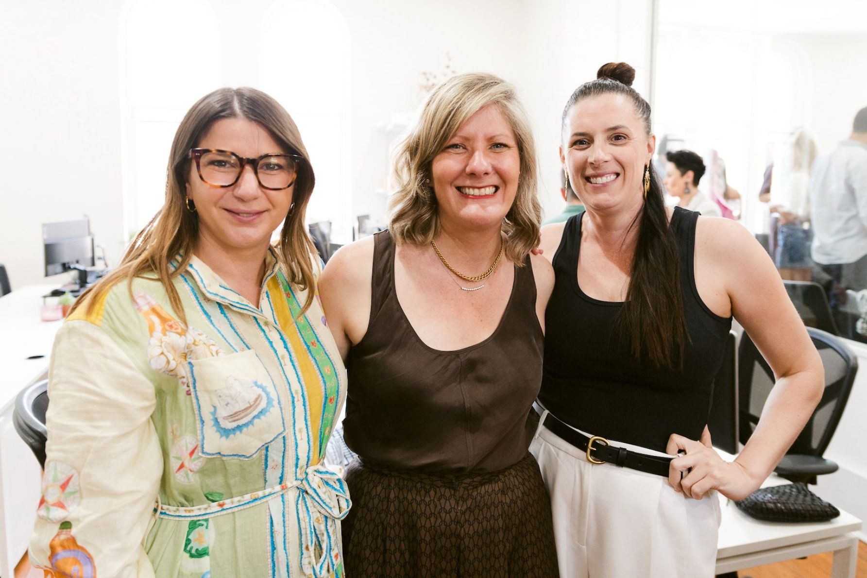 Elsa Davis, Belinda Bocson and Hannah McClure