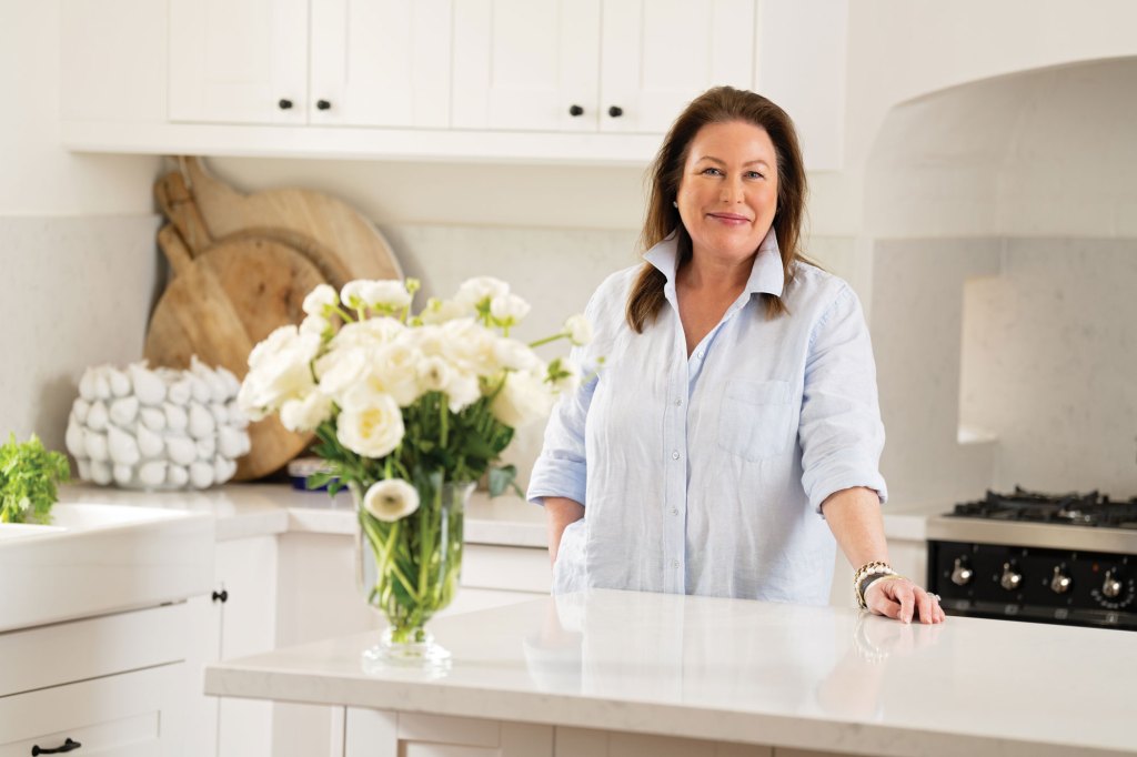 Heidi Goyder-Whicker in her stunning kitchen at Scottsburn Lodge.