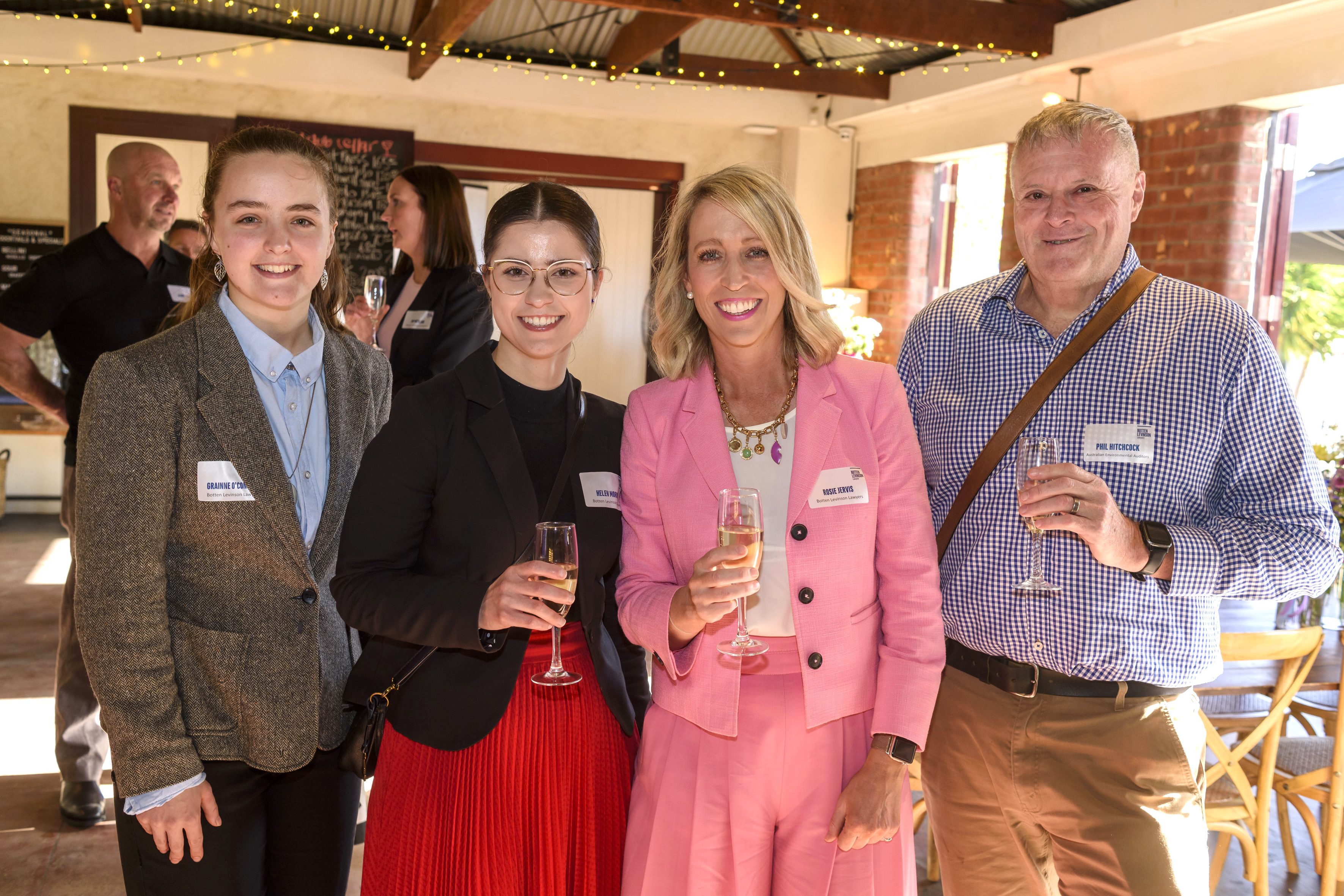 Grainne O'Connell, Helen Morriss, Rosie Jervis and Phil Hitchcock