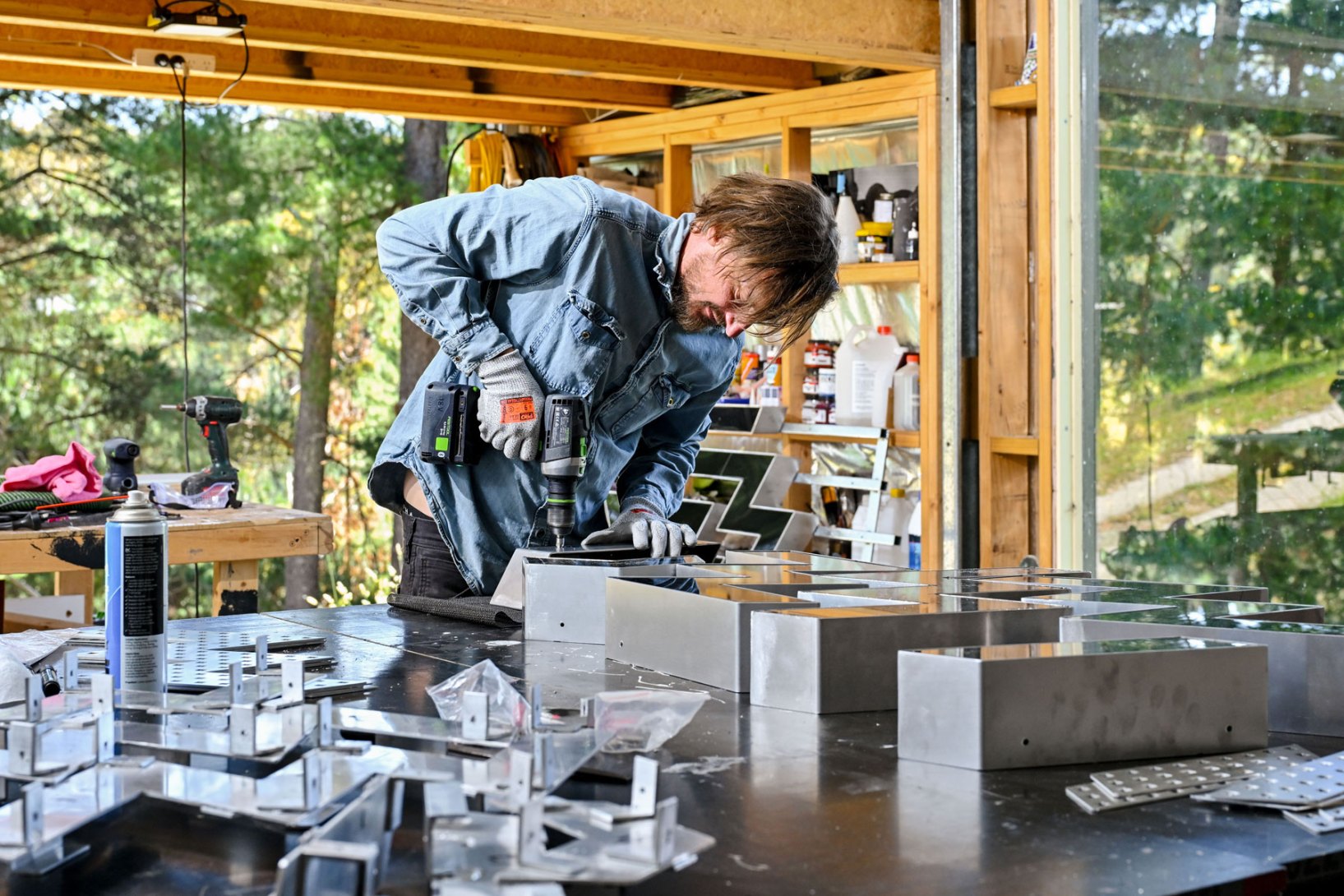 Artist Sam Songailo's work encompasses installation, video, sound, sculpture and painting. Photo: Jack Fenby / InReview