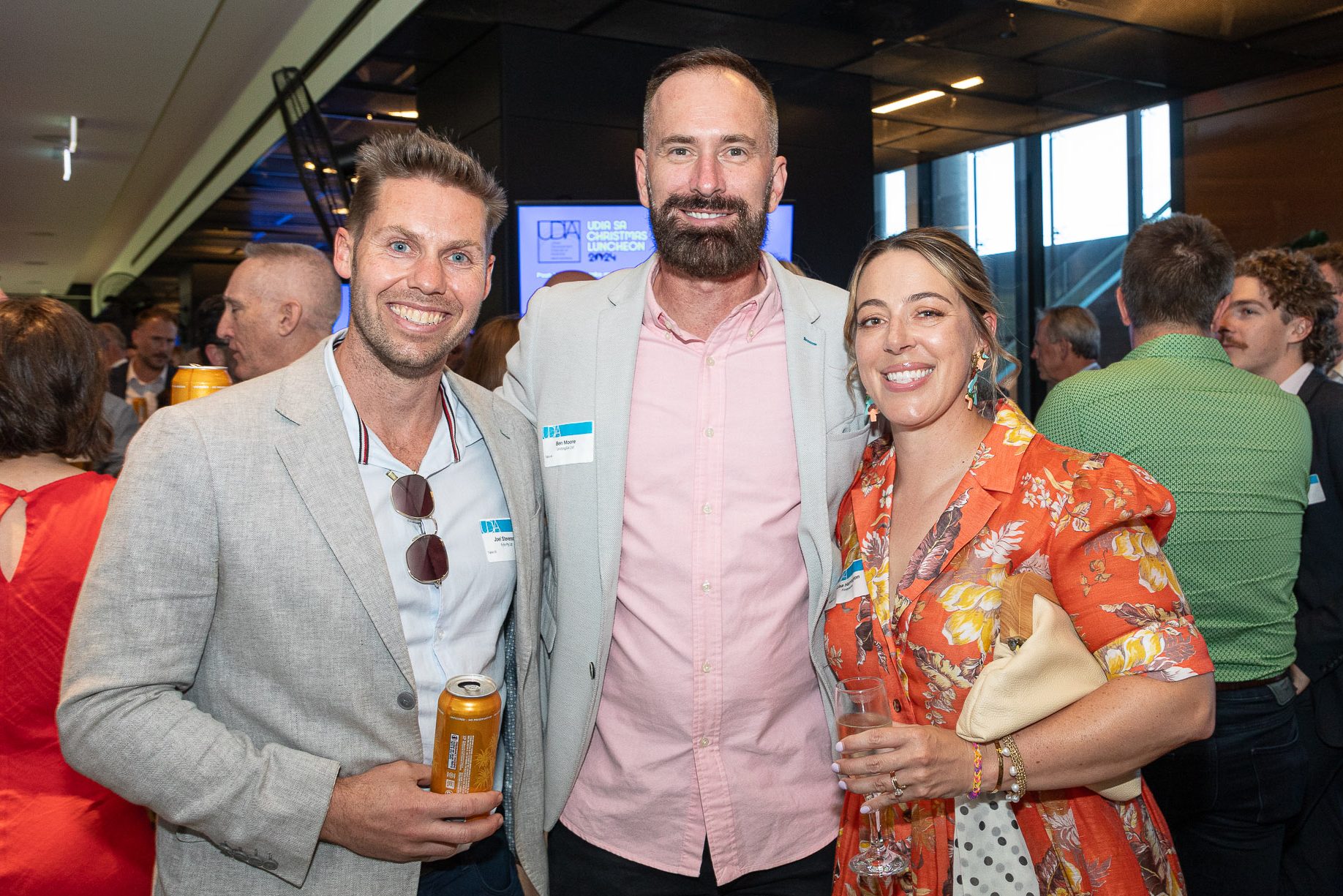 Joel Stevenson, Ben Moore and Lisa Harrington