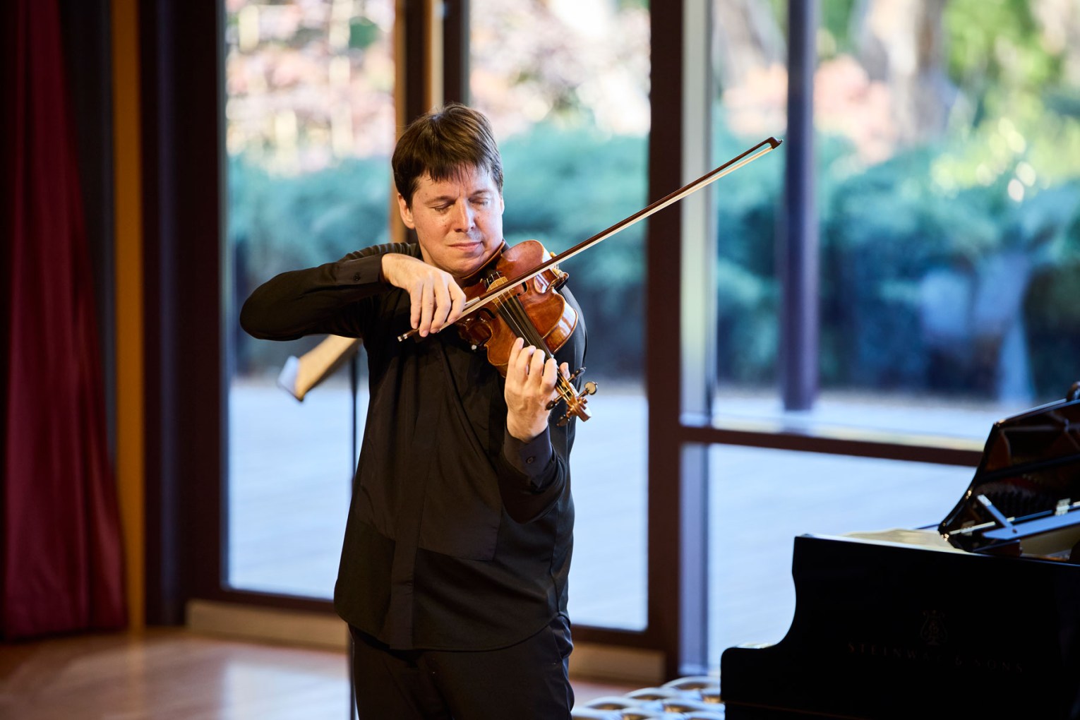 Joshua Bell, widely revered as one of the finest contemporary violinists, during his performance at UKARIA. Photo: Claudia Raschella