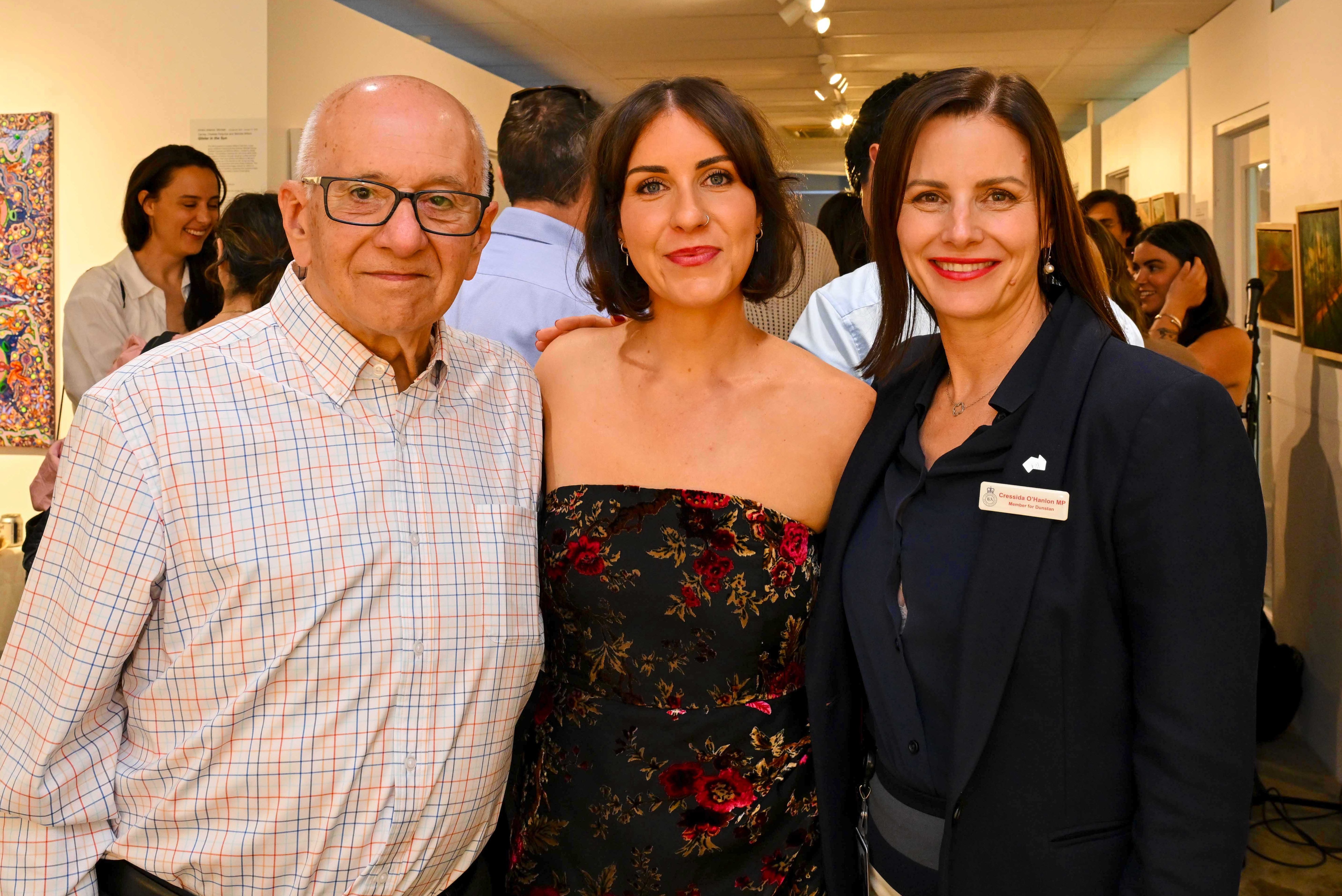 Nicholas Begakis, Gianna Murphy and Cressida O'Hanlon MP