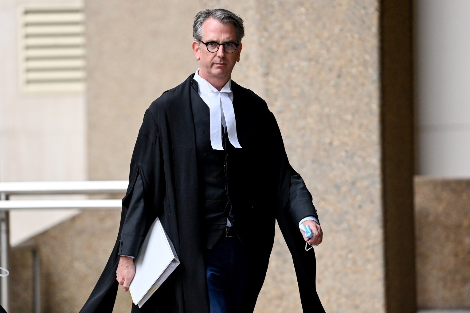 Nicholas Owens SC successfully defended publishers against Ben Roberts-Smith's defamation suit. Photo: Bianca De Marchi/AAP.