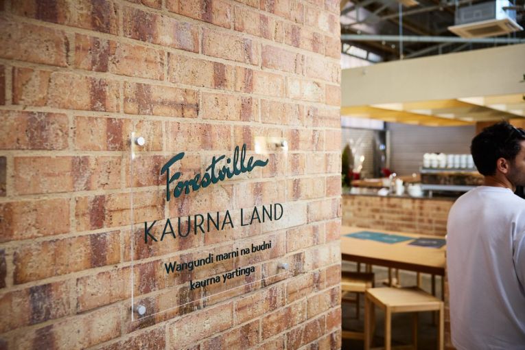 Sign at Forestville - Kaurna