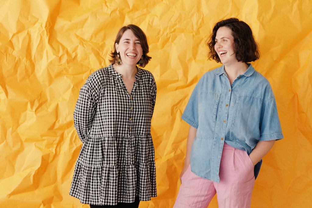 Pink Shorts Press co-founders Margot Lloyd and Emily Hart. Photo: Bri Hammond