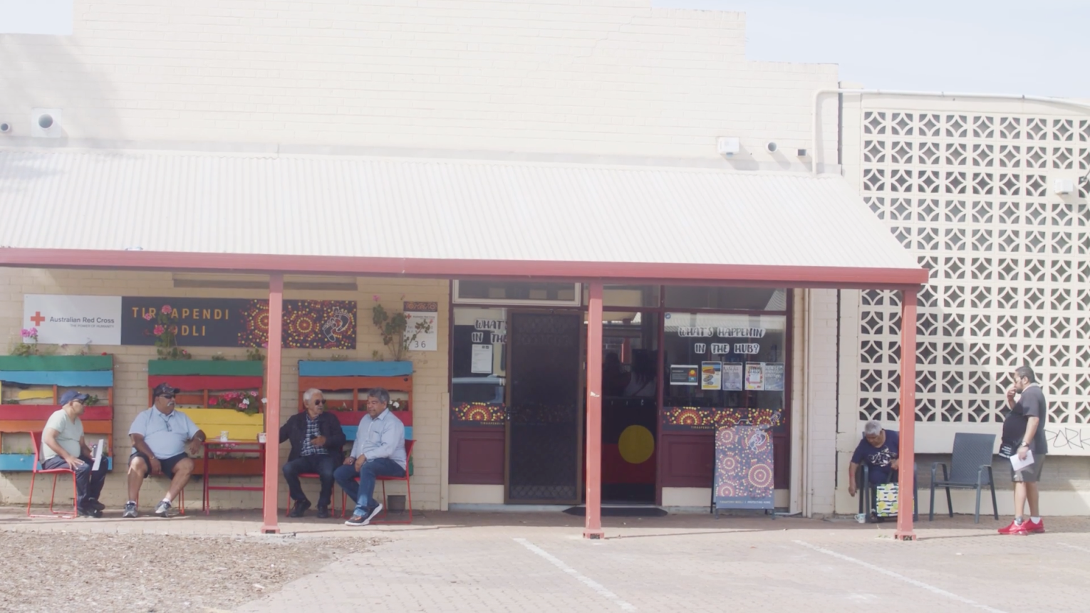 Tiraapendi Wodli's hub in Port Adelaide. Photo: supplied