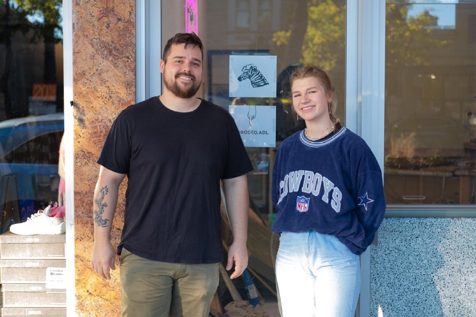 From L—R: Fraser Monfries and Izabel Czechowicz.