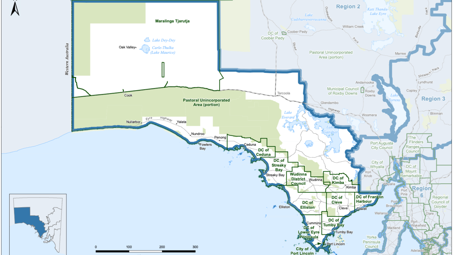 The West and West Coast region. 