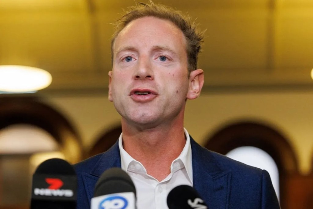 David Speirs after his election as Liberal Party leader in April 2022. Photo: Tony Lewis/InDaily