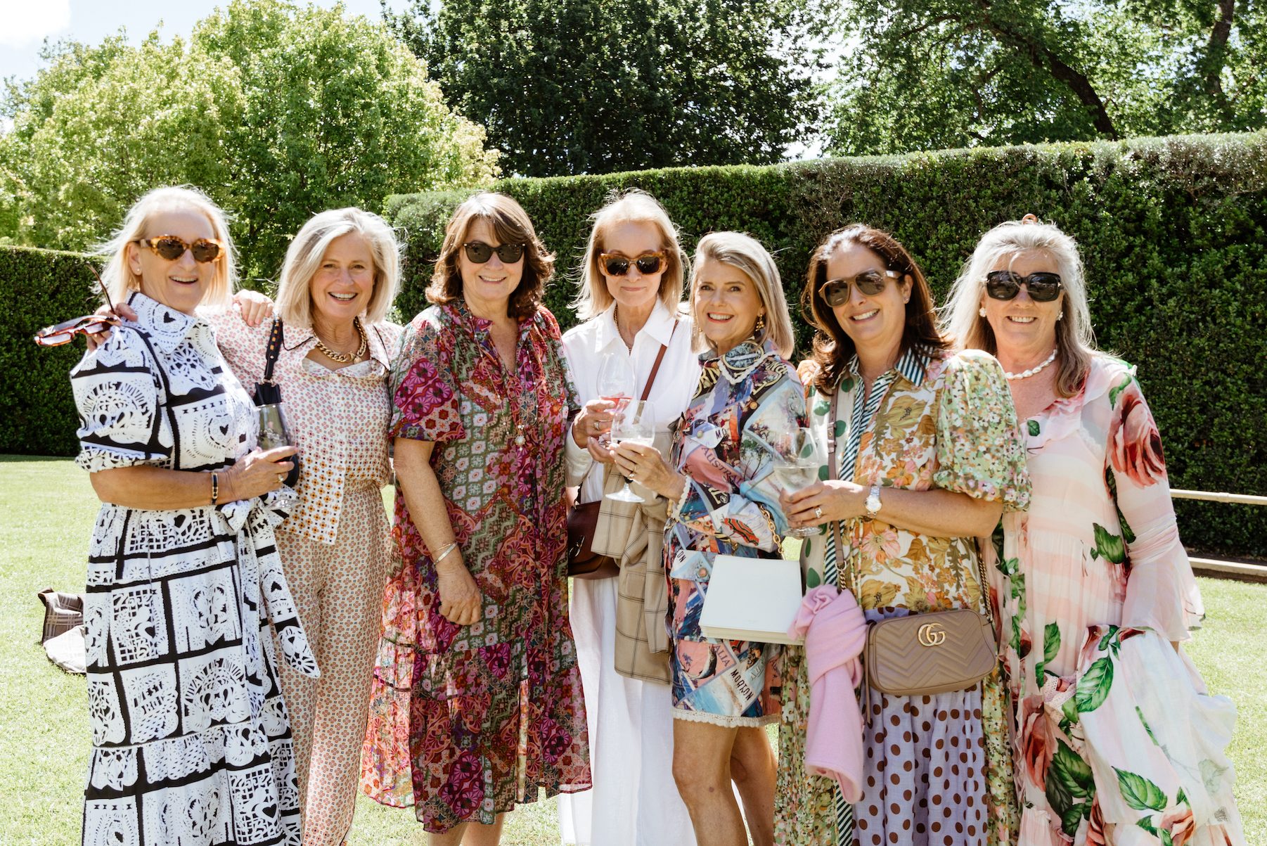 Steph Evans, Angela Bonnin, Judy Patterson, Cate Cudmor, Gill Klemich, Jo Wilson and So Laidlaw