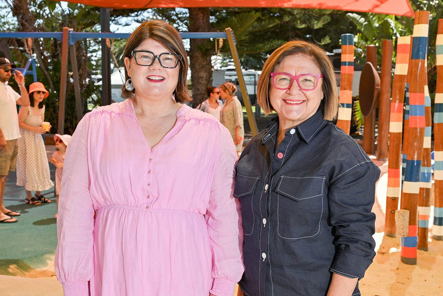 Tourism Minister Zoe Bettison and Jane Jeffreys AM