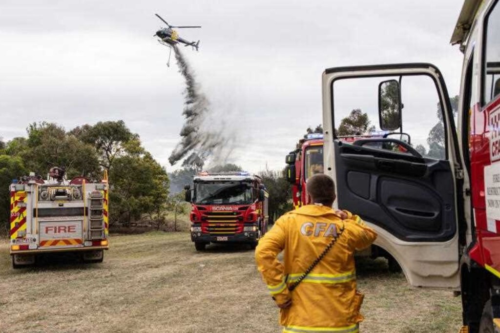 Thumbnail for Fire threat high despite cool relief as states swelter