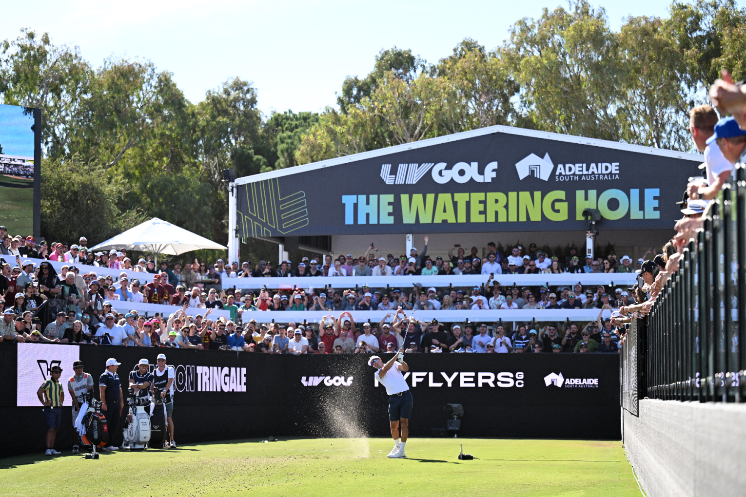 LIV Golf has become a cornerstone tourism event for South Australia. Photo: Michael Errey/AAP.