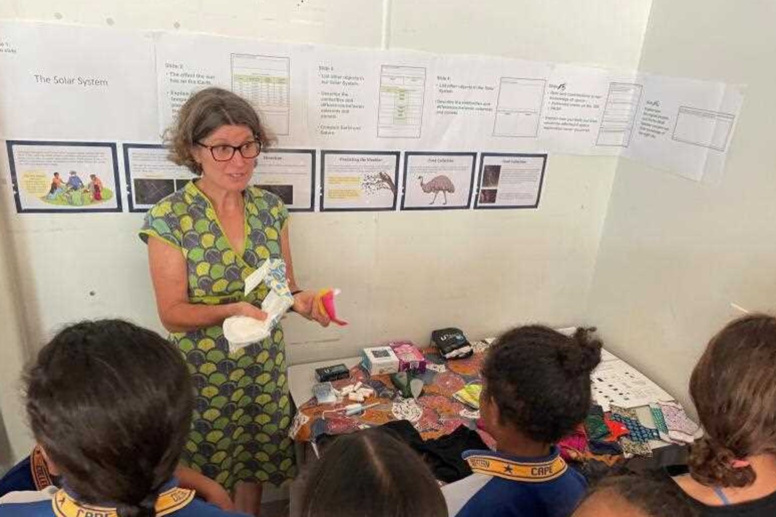 Nina Lansbury says conversations about menstrual health can help remove the stigma. Photo: supplied by University of Queensland/AAP