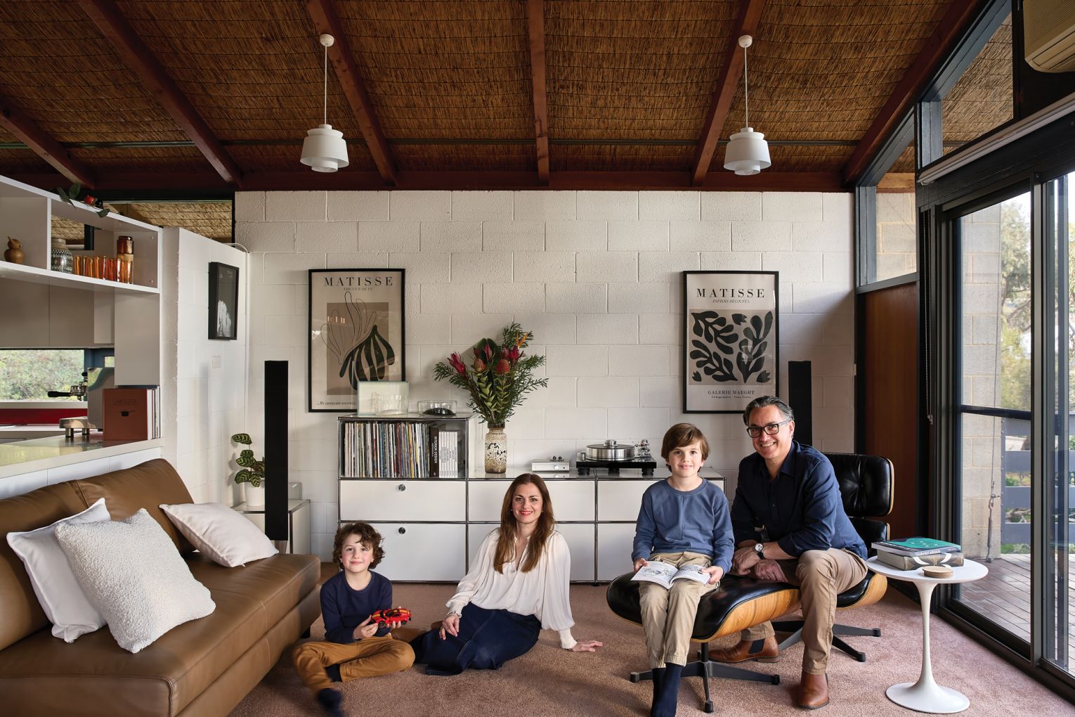 The family loves their mid-century gem and is keen to retain all of its original features.