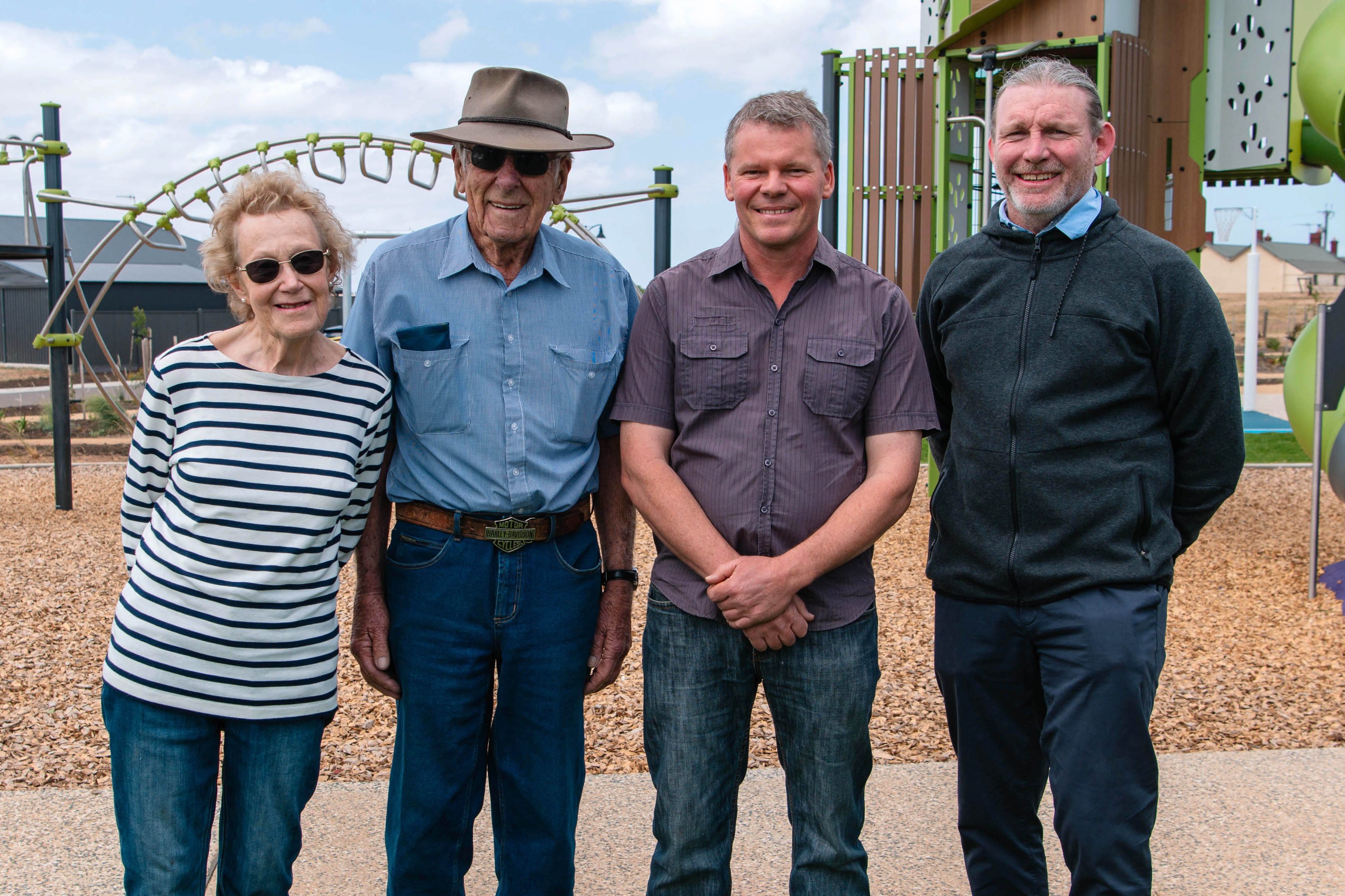 Gwen Allen, Don Traun, Darren Lush and Derek Tiller