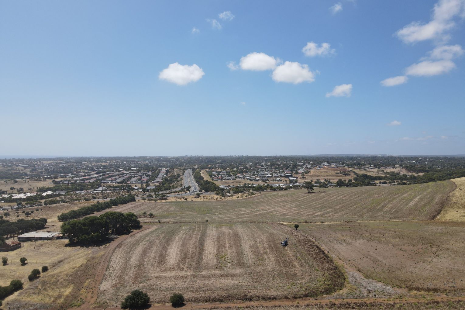 This 235-hectare site in Hackham along Main South is earmarked for rezoning. Photo: SA Govt/supplied