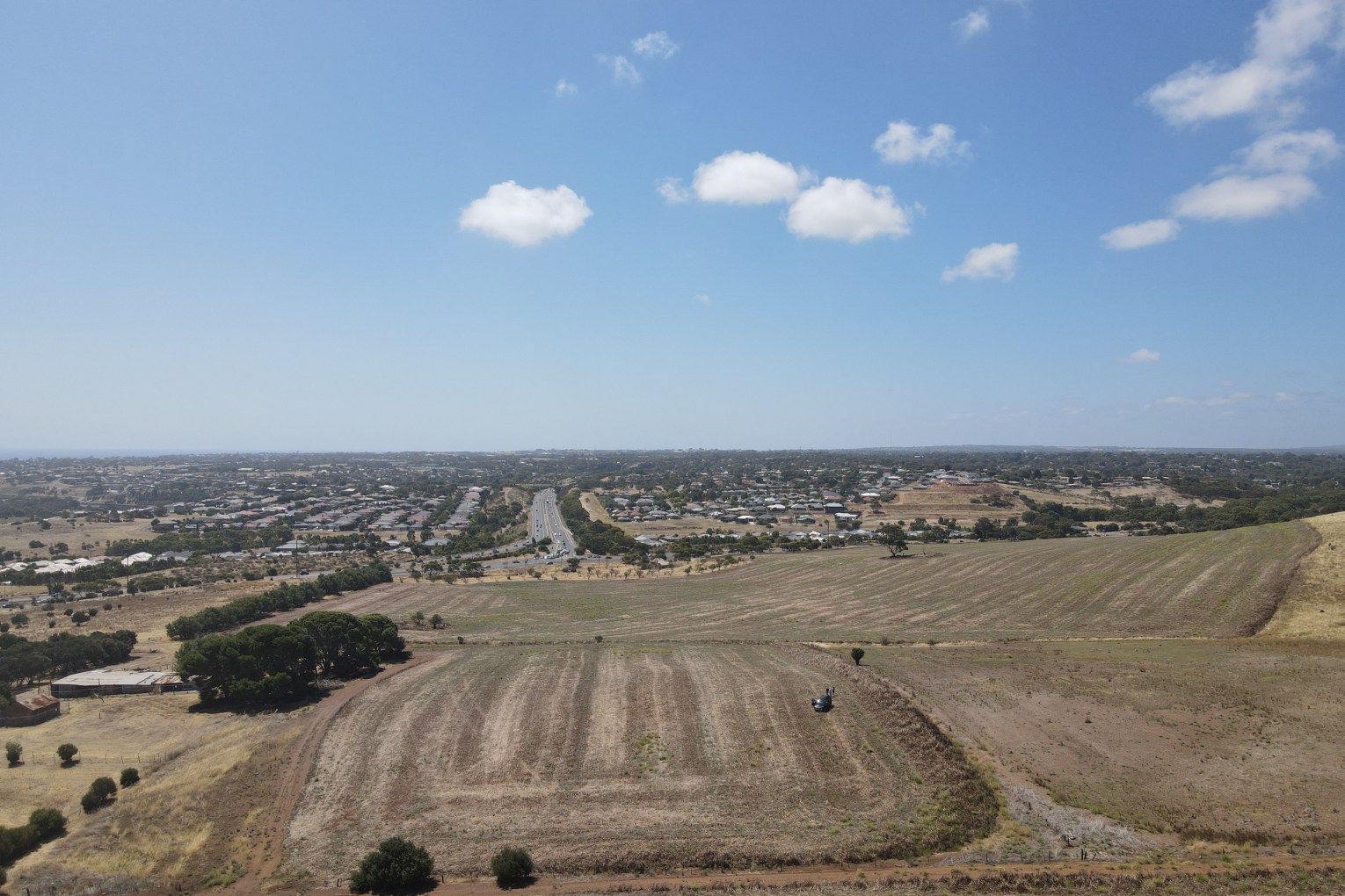 This 235-hectare site in Hackham along Main South is earmarked for rezoning. Photo: SA Govt/supplied