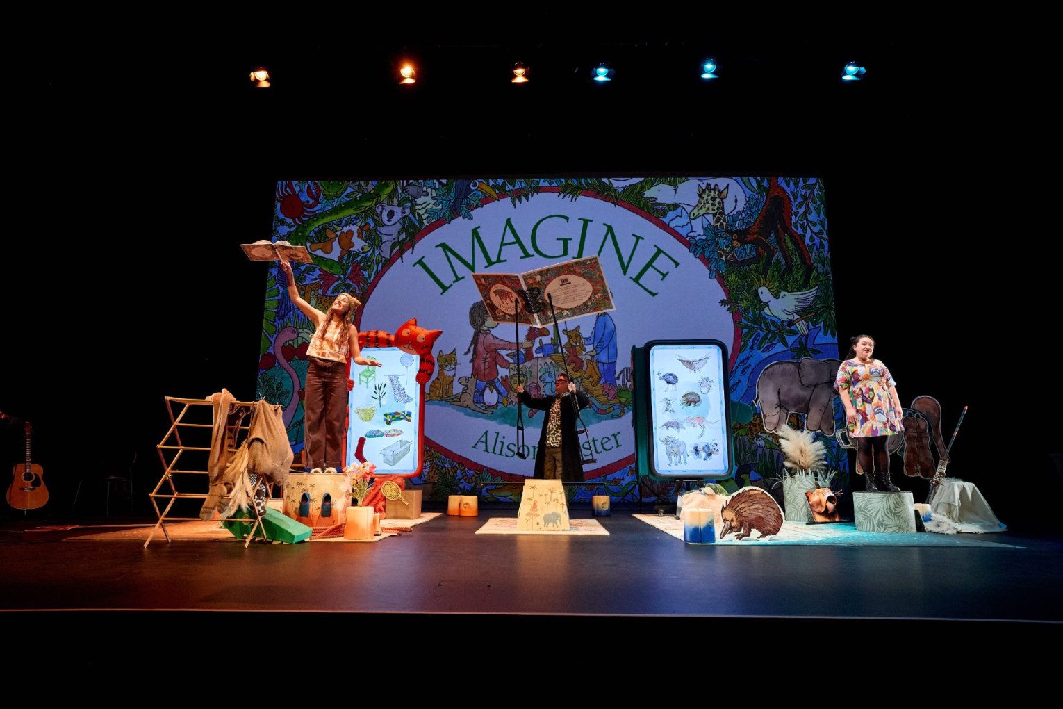 Imagine LIVE brings to life Alison Lester’s book in a 60-minute interactive musical for this year’s DreamBIG Children’s Festival. This picture: Peter Foster