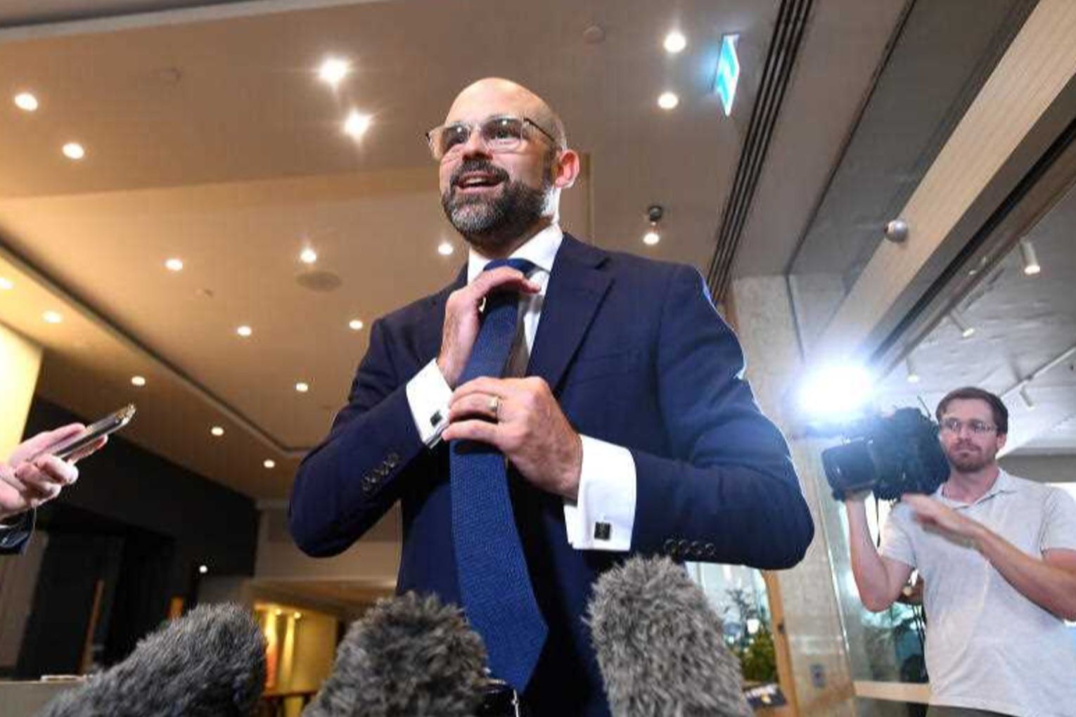 Treasurer David Janetzki is promising to claw back govenrment spending. Photo: Jono Searle/AAP