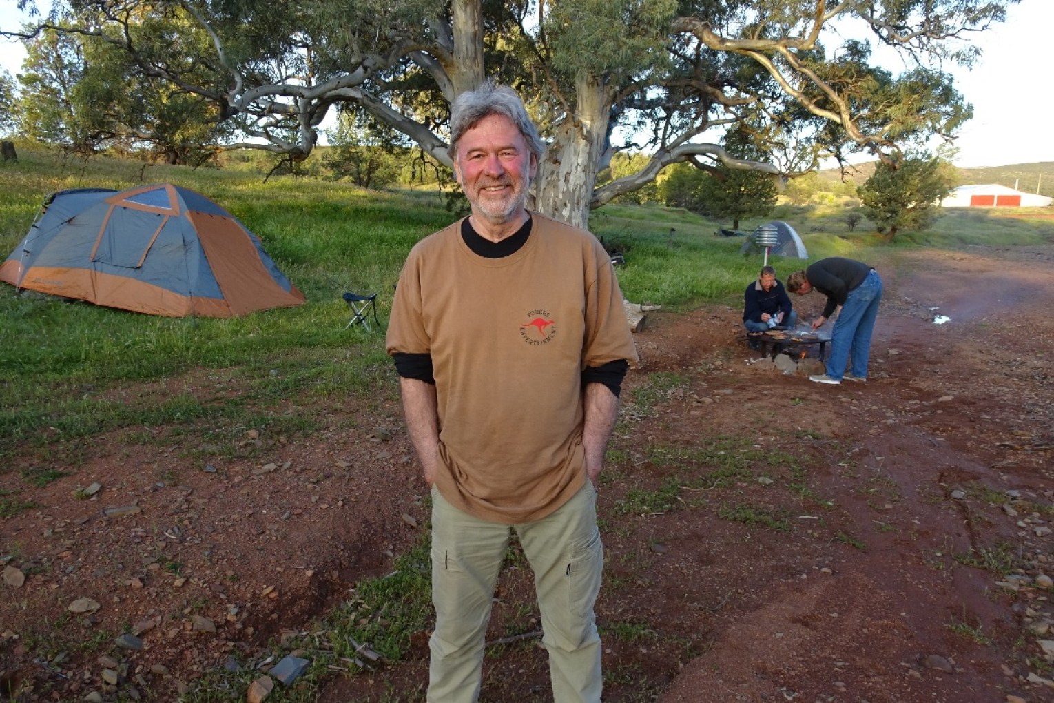 John Schumann first camped in the Flinders as a young boy