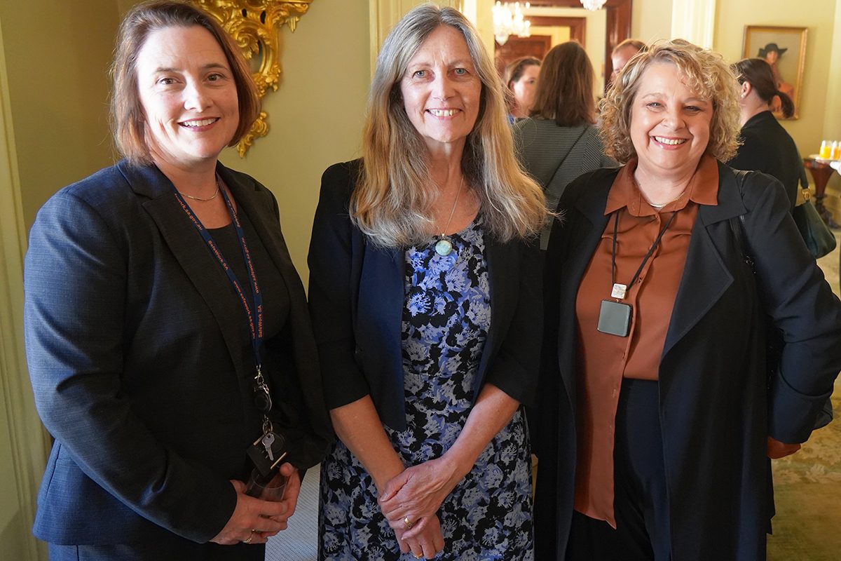 Natasha Wright, Sharon Perin and Andrea Madeley